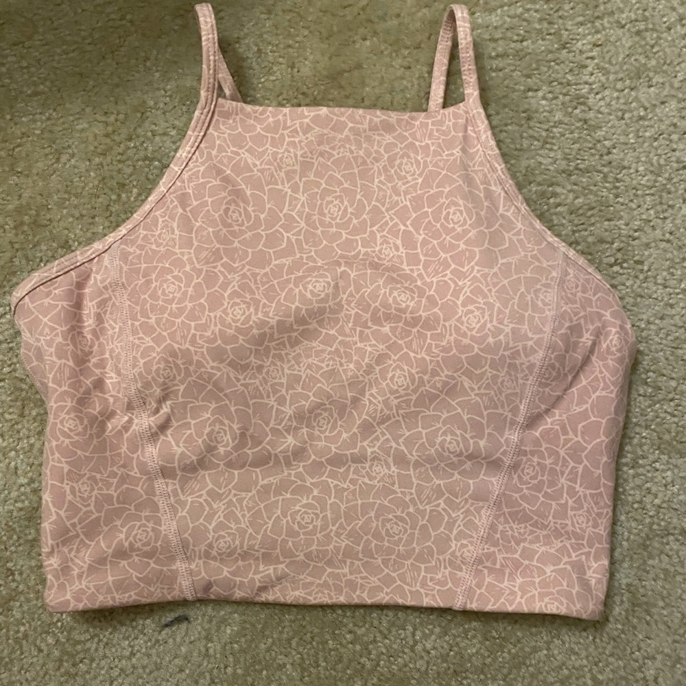 BuffBunny Ivy Crop - Pink Eden Print